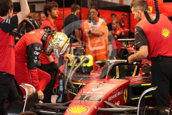 World © Octane Photographic Ltd. Formula 1 – Singapore Grand Prix - Marina Bay, Singapore. Saturday 1st October 2022. Practice 3. Scuderia Ferrari F1-75 - Charles Leclerc.