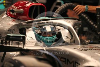 World © Octane Photographic Ltd. Formula 1 – Singapore Grand Prix - Marina Bay, Singapore. Saturday 1st October 2022. Practice 3. Mercedes-AMG Petronas F1 Team F1 W13 - George Russell.