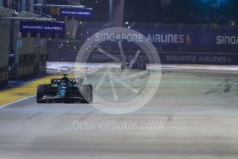 World © Octane Photographic Ltd. Formula 1 – Singapore Grand Prix - Marina Bay, Singapore. Saturday 1st October 2022. Qualifying. Scuderia AlphaTauri AT03 - Pierre Gasly.