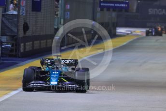 World © Octane Photographic Ltd. Formula 1 – Singapore Grand Prix - Marina Bay, Singapore. Saturday 1st October 2022. Qualifying. Aston Martin Aramco Cognizant F1 Team AMR22 - Lance Stroll.