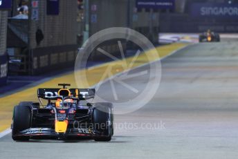 World © Octane Photographic Ltd. Formula 1 – Singapore Grand Prix - Marina Bay, Singapore. Saturday 1st October 2022. Qualifying. Oracle Red Bull Racing RB18 – Max Verstappen.