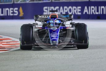 World © Octane Photographic Ltd. Formula 1 – Singapore Grand Prix - Marina Bay, Singapore. Saturday 1st October 2022. Qualifying. Williams Racing FW44 - Alex Albon.