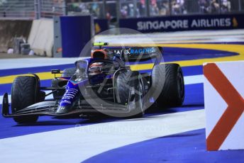 World © Octane Photographic Ltd. Formula 1 – Singapore Grand Prix - Marina Bay, Singapore. Saturday 1st October 2022. Qualifying. Williams Racing FW44 - Nicholas Latifi.