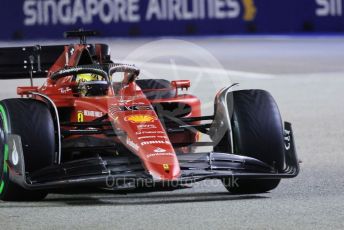 World © Octane Photographic Ltd. Formula 1 – Singapore Grand Prix - Marina Bay, Singapore. Saturday 1st October 2022. Qualifying. Scuderia Ferrari F1-75 - Charles Leclerc.
