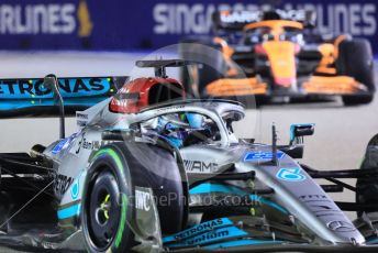 World © Octane Photographic Ltd. Formula 1 – Singapore Grand Prix - Marina Bay, Singapore. Saturday 1st October 2022. Qualifying. Mercedes-AMG Petronas F1 Team F1 W13 - Lewis Hamilton.