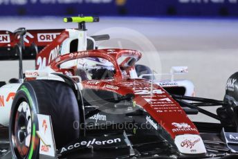 World © Octane Photographic Ltd. Formula 1 – Singapore Grand Prix - Marina Bay, Singapore. Saturday 1st October 2022. Qualifying. Alfa Romeo F1 Team Orlen C42 - Guanyu Zhou.