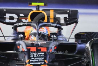 World © Octane Photographic Ltd. Formula 1 – Singapore Grand Prix - Marina Bay, Singapore. Saturday 1st October 2022. Qualifying. Oracle Red Bull Racing RB18 – Sergio Perez.