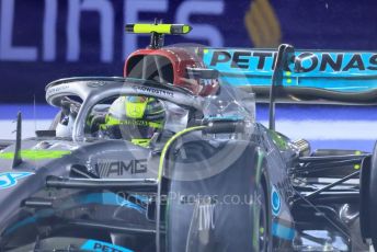 World © Octane Photographic Ltd. Formula 1 – Singapore Grand Prix - Marina Bay, Singapore. Saturday 1st October 2022. Qualifying. Mercedes-AMG Petronas F1 Team F1 W13 - Lewis Hamilton.