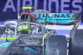 World © Octane Photographic Ltd. Formula 1 – Singapore Grand Prix - Marina Bay, Singapore. Saturday 1st October 2022. Qualifying. Mercedes-AMG Petronas F1 Team F1 W13 - Lewis Hamilton.