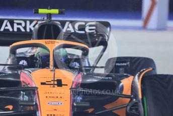 World © Octane Photographic Ltd. Formula 1 – Singapore Grand Prix - Marina Bay, Singapore. Saturday 1st October 2022. Qualifying. McLaren F1 Team MCL36 - Lando Norris.