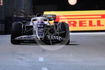 World © Octane Photographic Ltd. Formula 1 – Singapore Grand Prix - Marina Bay, Singapore. Saturday 1st October 2022. Qualifying. Scuderia AlphaTauri AT03 - Pierre Gasly.