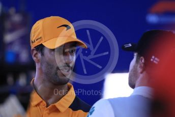 World © Octane Photographic Ltd. Formula 1 – Singapore Grand Prix - Marina Bay, Singapore. Saturday 1st October 2022. Qualifying. McLaren F1 Team MCL36 - Daniel Ricciardo.