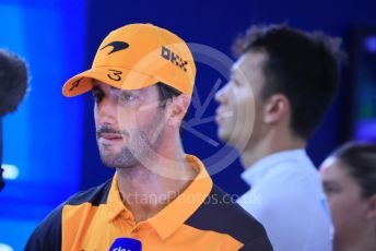 World © Octane Photographic Ltd. Formula 1 – Singapore Grand Prix - Marina Bay, Singapore. Saturday 1st October 2022. Qualifying. McLaren F1 Team MCL36 - Daniel Ricciardo.