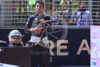World © Octane Photographic Ltd. Formula 1 – Singapore Grand Prix - Marina Bay, Singapore. Saturday 1st October 2022. Qualifying. Oracle Red Bull Racing RB18 – Sergio Perez.