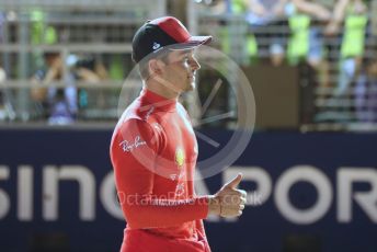 World © Octane Photographic Ltd. Formula 1 – Singapore Grand Prix - Marina Bay, Singapore. Saturday 1st October 2022. Qualifying. Scuderia Ferrari F1-75 - Charles Leclerc.