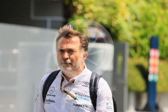 World © Octane Photographic Ltd. Formula 1 – Singapore Grand Prix - Marina Bay, Singapore. Saturday 1st October 2022. Paddock. Williams Racing CEO – Jost Capito