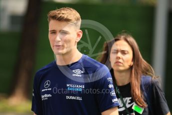 World © Octane Photographic Ltd. Formula 1 – Singapore Grand Prix - Marina Bay, Singapore. Saturday 1st October 2022. Paddock. Williams Racing Academy driver – Logan Sergeant