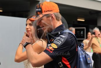 World © Octane Photographic Ltd. Formula 1 – Singapore Grand Prix - Marina Bay, Singapore. Saturday 1st October 2022. Paddock. Oracle Red Bull Racing RB18 – Max Verstappen.