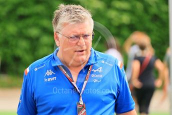 World © Octane Photographic Ltd. Formula 1 – Singapore Grand Prix - Marina Bay, Singapore. Saturday 1st October 2022. Paddock. BWT Alpine F1 Team
Principal – Otmar Szafnauer