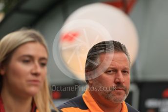 World © Octane Photographic Ltd. Formula 1 – Singapore Grand Prix - Marina Bay, Singapore. Saturday 1st October 2022. Paddock. McLaren F1 Team Chief Executive Officer – Zak Brown.