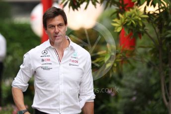 World © Octane Photographic Ltd. Formula 1 – Singapore Grand Prix - Marina Bay, Singapore. Saturday 1st October 2022. Paddock. Mercedes-AMG Petronas F1 Team Principal and CEO - Toto Wolff