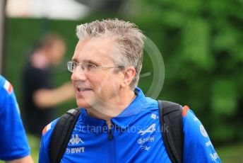 World © Octane Photographic Ltd. Formula 1 – Singapore Grand Prix - Marina Bay, Singapore. Sunday 2nd October 2022. Arrivals. BWT Alpine F1 Team, Chassis Technical Director – Pat Fry