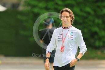 World © Octane Photographic Ltd. Formula 1 – Singapore Grand Prix - Marina Bay, Singapore. Sunday 2nd October 2022. Arrivals. Mercedes-AMG Petronas F1 Team Brand and Business Ambassador - Esteban Gutierrez