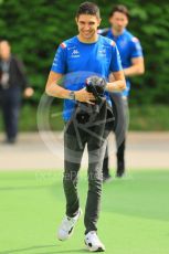 World © Octane Photographic Ltd. Formula 1 – Singapore Grand Prix - Marina Bay, Singapore. Sunday 2nd October 2022. Arrivals. BWT Alpine F1 Team A522 - Esteban Ocon.