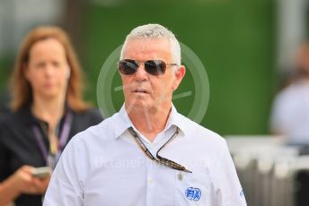 World © Octane Photographic Ltd. Formula 1 – Singapore Grand Prix - Marina Bay, Singapore. Sunday 2nd October 2022. Arrivals. Formula 1 FIA Race Steward – Derek Warwick