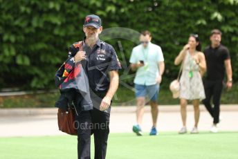 World © Octane Photographic Ltd. Formula 1 – Singapore Grand Prix - Marina Bay, Singapore. Sunday 2nd October 2022. Arrivals. Oracle Red Bull Racing Chief Technology Officer - Adrian Newey