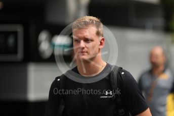 World © Octane Photographic Ltd. Formula 1 – Singapore Grand Prix - Marina Bay, Singapore. Sunday 2nd October 2022. Arrivals. Haas F1 Team VF-22 - Mick Schumacher.