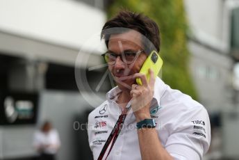 World © Octane Photographic Ltd. Formula 1 – Singapore Grand Prix - Marina Bay, Singapore. Sunday 2nd October 2022. Arrivals. Mercedes-AMG Petronas F1 Team Principal and CEO - Toto Wolff