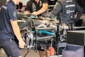World © Octane Photographic Ltd. Formula 1 – Singapore Grand Prix - Marina Bay, Singapore. Thursday 29th September 2022. Pitlane. Mercedes-AMG Petronas F1 Team F1 W13.