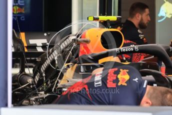 World © Octane Photographic Ltd. Formula 1 – Singapore Grand Prix - Marina Bay, Singapore. Thursday 29th September 2022. Pitlane. Oracle Red Bull Racing RB18.