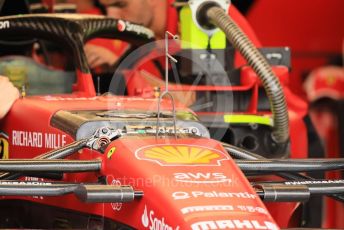 World © Octane Photographic Ltd. Formula 1 – Singapore Grand Prix - Marina Bay, Singapore. Thursday 29th September 2022. Pitlane. Scuderia Ferrari F1-75.