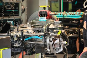 World © Octane Photographic Ltd. Formula 1 – Singapore Grand Prix - Marina Bay, Singapore. Thursday 29th September 2022. Pitlane. Mercedes-AMG Petronas F1 Team F1 W13.