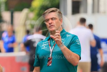 World © Octane Photographic Ltd. Formula 1 – Singapore Grand Prix - Marina Bay, Singapore. Thursday 29th September 2022. Paddock. Aston Martin Aramco Cognizant F1 Team Sporting Director – Andy Stevenson.