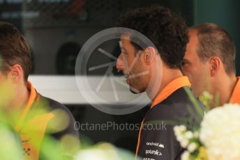 World © Octane Photographic Ltd. Formula 1 – Singapore Grand Prix - Marina Bay, Singapore. Thursday 29th September 2022. Arrivals. McLaren F1 Team MCL36 - Daniel Ricciardo.