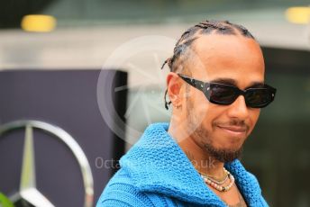 World © Octane Photographic Ltd. Formula 1 – Singapore Grand Prix - Marina Bay, Singapore. Thursday 29th September 2022. Arrivals. Mercedes-AMG Petronas F1 Team F1 W13 - Lewis Hamilton.