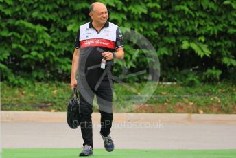 World © Octane Photographic Ltd. Formula 1 – Singapore Grand Prix - Marina Bay, Singapore. Thursday 29th September 2022. Arrivals. Alfa Romeo F1 Team Orlen Team Principal, Frederic Vasseur