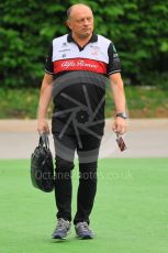 World © Octane Photographic Ltd. Formula 1 – Singapore Grand Prix - Marina Bay, Singapore. Thursday 29th September 2022. Arrivals. Alfa Romeo F1 Team Orlen Team Principal, Frederic Vasseur