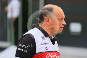 World © Octane Photographic Ltd. Formula 1 – Singapore Grand Prix - Marina Bay, Singapore. Thursday 29th September 2022. Arrivals. Alfa Romeo F1 Team Orlen Team Principal, Frederic Vasseur
