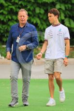 World © Octane Photographic Ltd. Formula 1 – Singapore Grand Prix - Marina Bay, Singapore. Thursday 29th September 2022. Arrivals. Mercedes-AMG Petronas F1 Team F1 W13 Reserve driver – Nyck de Vries.