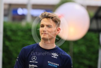 World © Octane Photographic Ltd. Formula 1 – Singapore Grand Prix - Marina Bay, Singapore. Thursday 29th September 2022. Arrivals. Williams Academy driver - Logan Sergeant.
