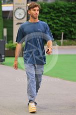 World © Octane Photographic Ltd. Formula 1 – Singapore Grand Prix - Marina Bay, Singapore. Thursday 29th September 2022. Arrivals. Scuderia AlphaTauri AT03 - Pierre Gasly.