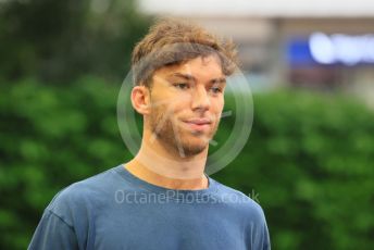 World © Octane Photographic Ltd. Formula 1 – Singapore Grand Prix - Marina Bay, Singapore. Thursday 29th September 2022. Arrivals. Scuderia AlphaTauri AT03 - Pierre Gasly.