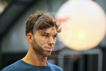 World © Octane Photographic Ltd. Formula 1 – Singapore Grand Prix - Marina Bay, Singapore. Thursday 29th September 2022. Arrivals. Scuderia AlphaTauri AT03 - Pierre Gasly.