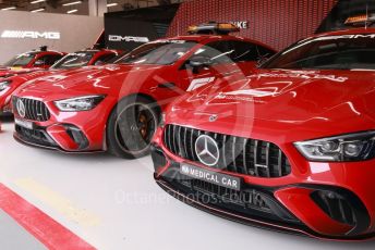 World © Octane Photographic Ltd. Formula 1 – Singapore Grand Prix - Marina Bay, Singapore. Thursday 29th September 2022. Pitlane. Mercedes Formula 1 medical cars