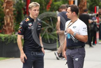 World © Octane Photographic Ltd. Formula 1 – Singapore Grand Prix - Marina Bay, Singapore. Thursday 29th September 2022. Arrivals. Red Bull Racing Junior Team - Juri Vips.