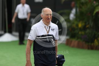 World © Octane Photographic Ltd. Formula 1 – Singapore Grand Prix - Marina Bay, Singapore. Thursday 29th September 2022. Arrivals. Scuderia AlphaTauri Team principal, Franz Tost